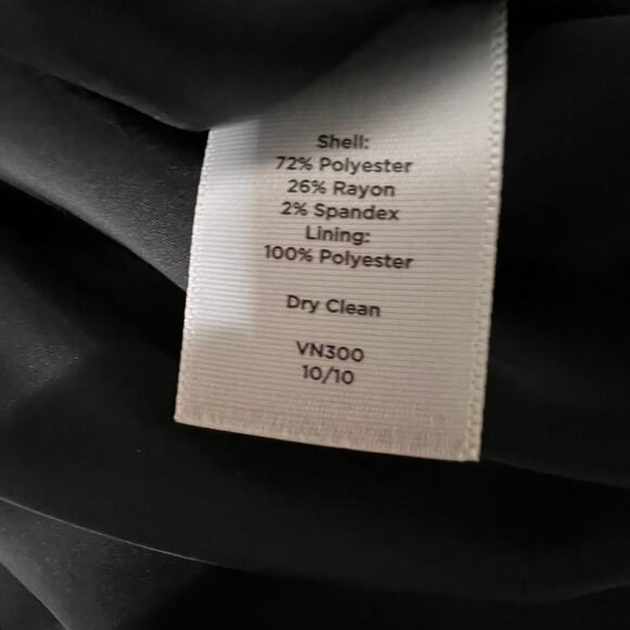 Talbots Pencil Skirt Size 20WP Black Comfort Waist Career Minimalist New - Picture 8 of 9